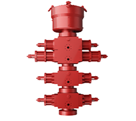 13 5/8-15000PSI<br>高抗硫防噴器組<br>（2FZ35-105閘板防噴器、FH35-70/105環(huán)形防噴器）
